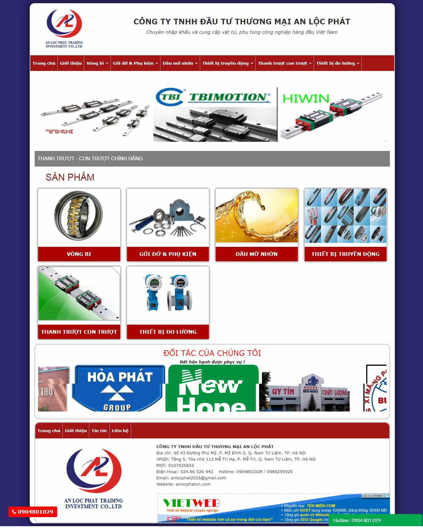 Thiết Kế Website An Lộc Phát