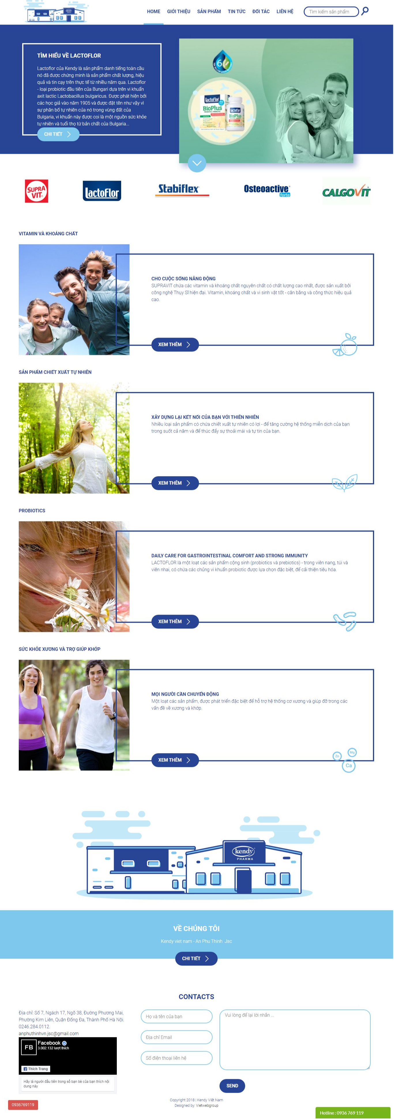 Thiết Kế Website Thực Phẩm Chức Năng