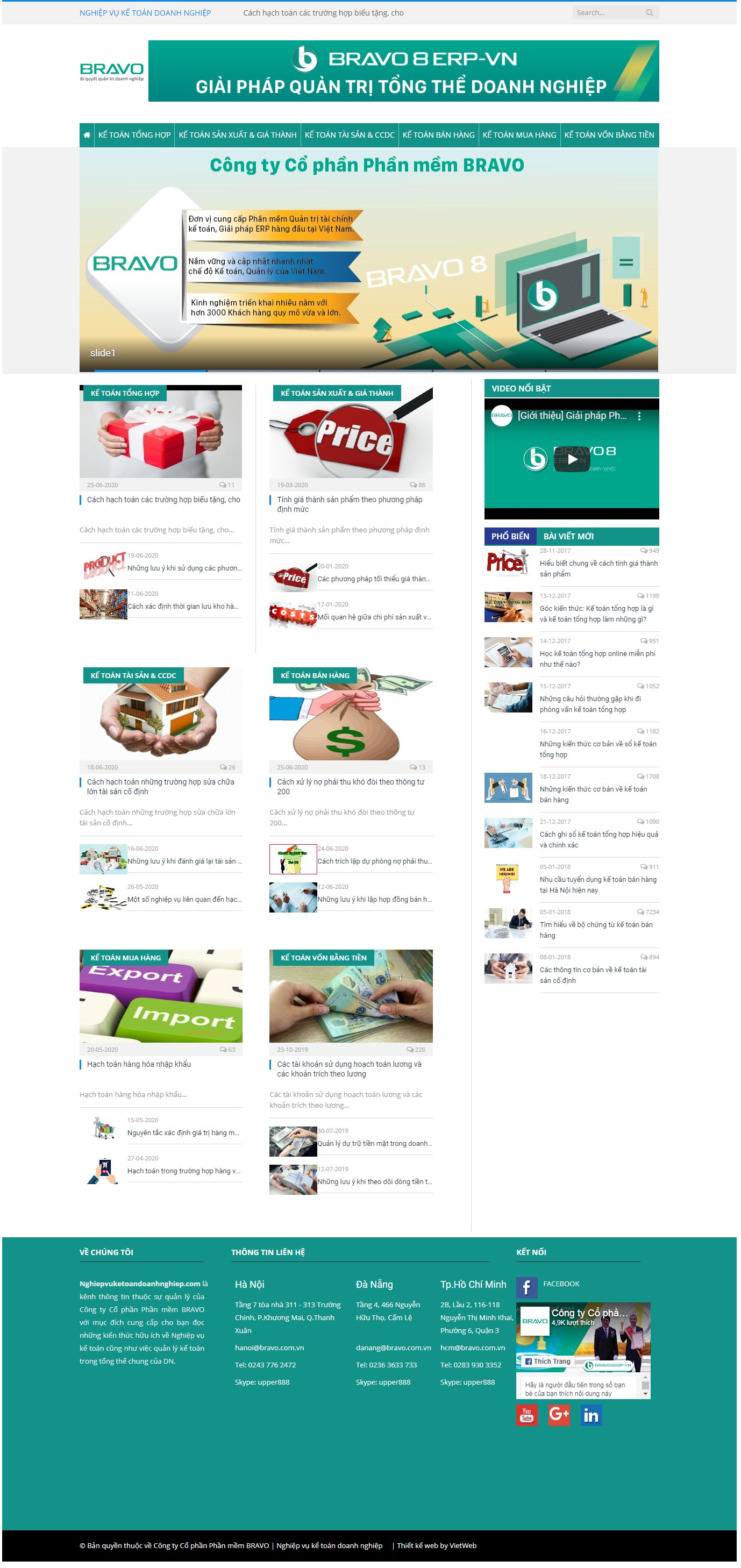 Thiết Kế Website Nghiệp Vụ Kế Toán Doanh Nghiệp