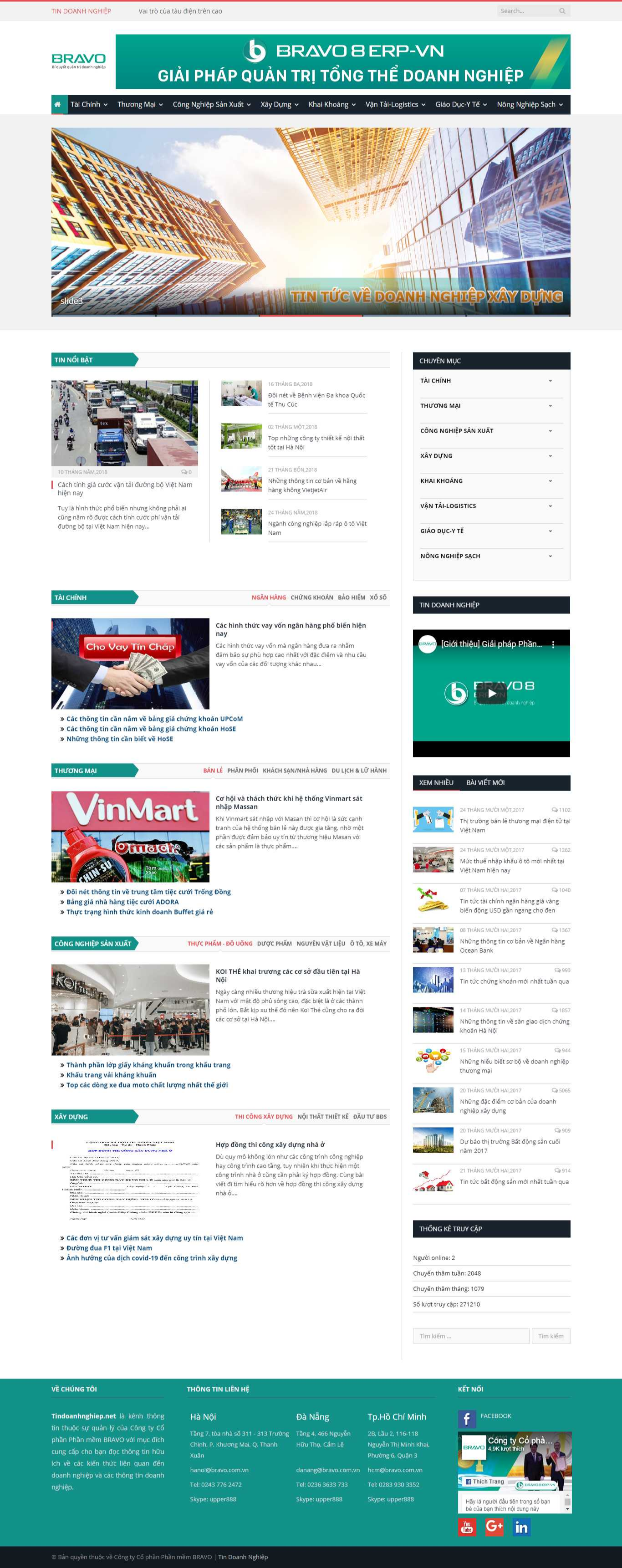 Thiết kế website tin doanh nghiệp