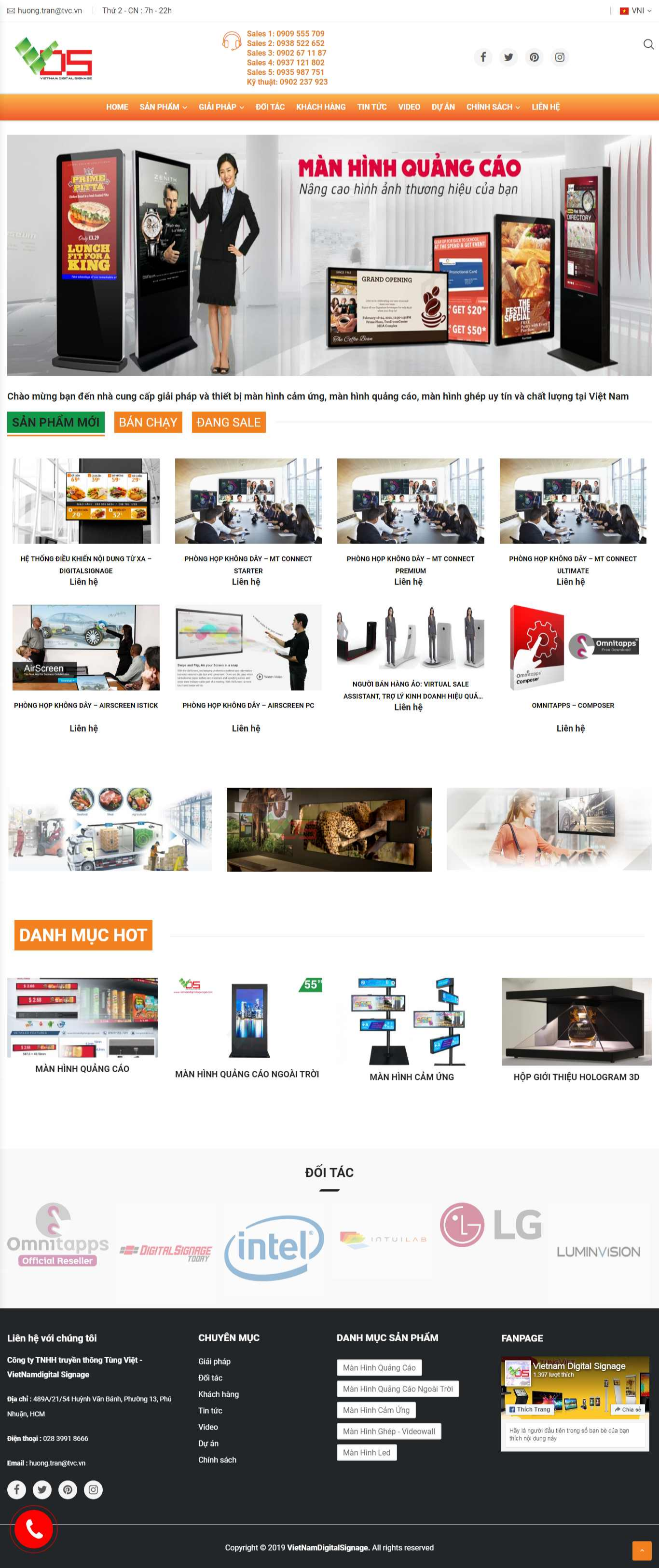 Thiết kế website đồ điện tử