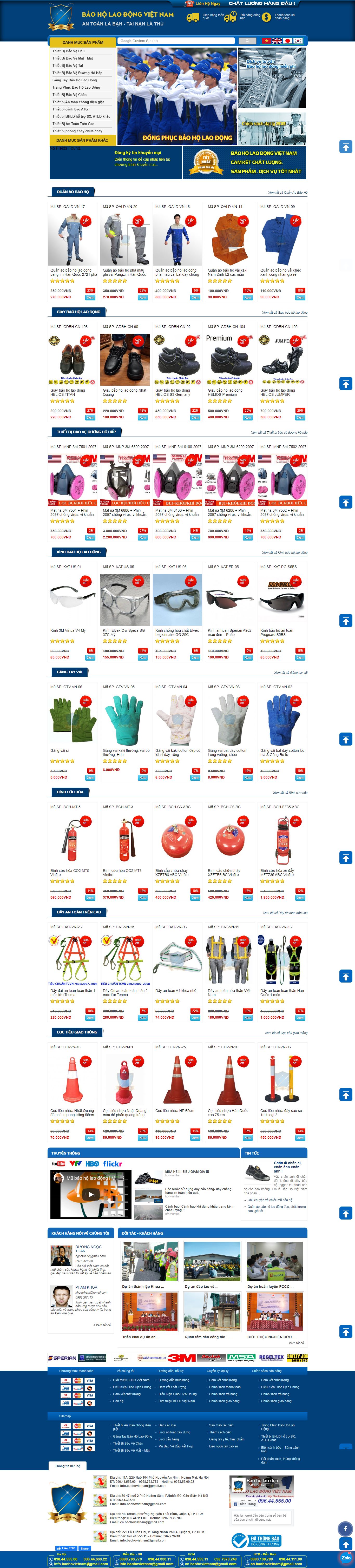 Thiết kế Website báo hộ lao động - baohovietnam.com - VietWebGroup.Vn