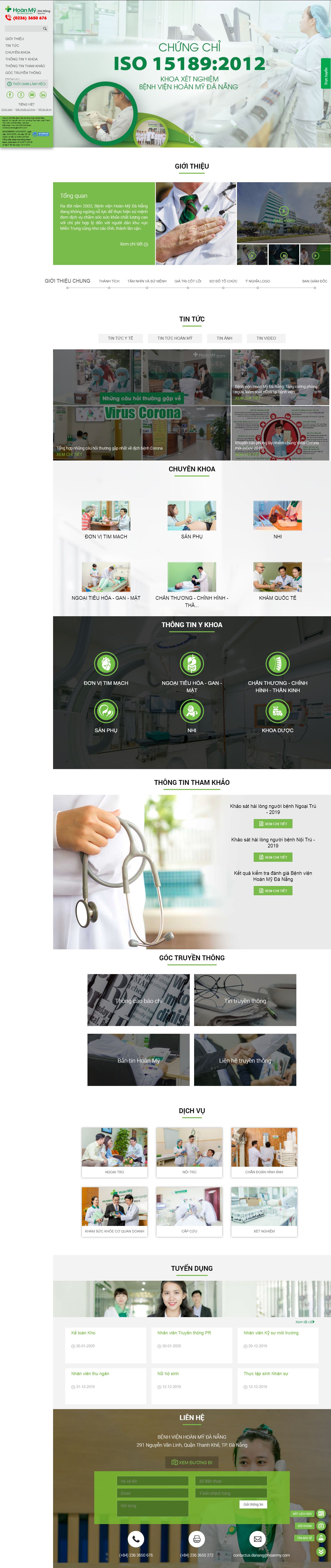 Thiết kế Website Thực phẩm chức năng - www.hoanmydanang.com - VietWebGroup.Vn