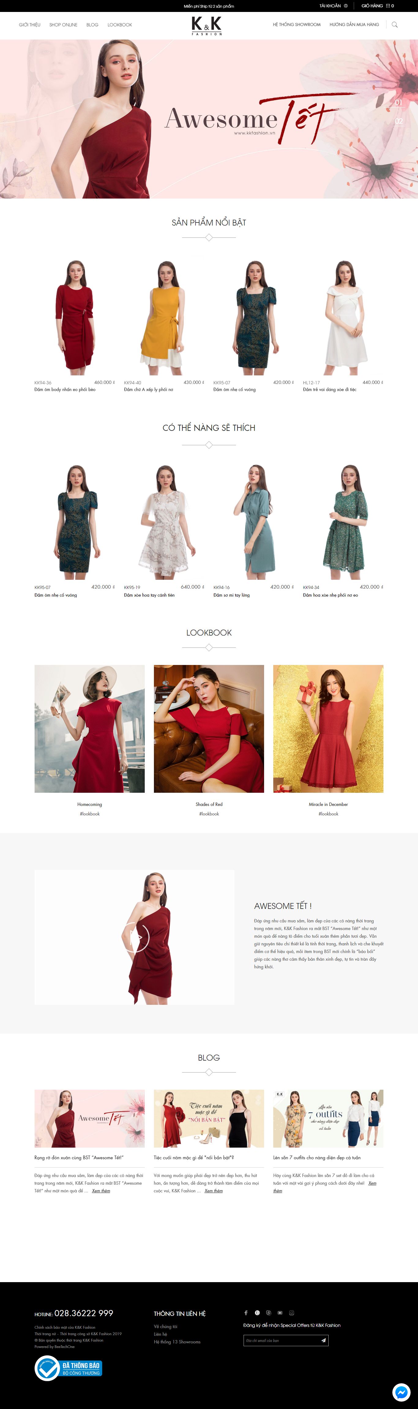 Thiết kế Website thời trang - www.kkfashion.vn - VietWebGroup.Vn
