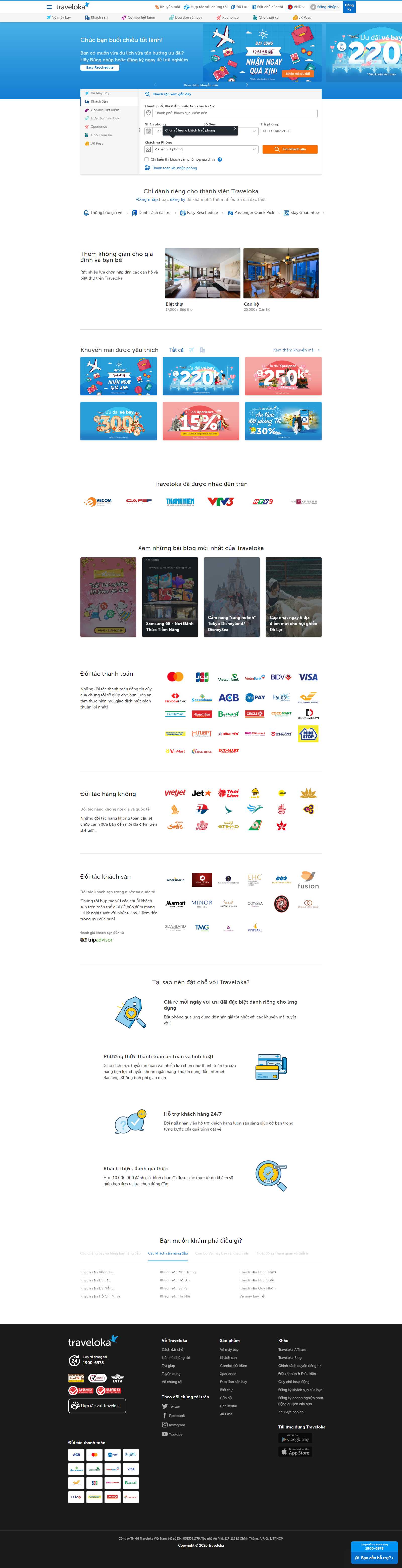 Thiết kế Website vé máy bay - www.traveloka.com - VietWebGroup.Vn