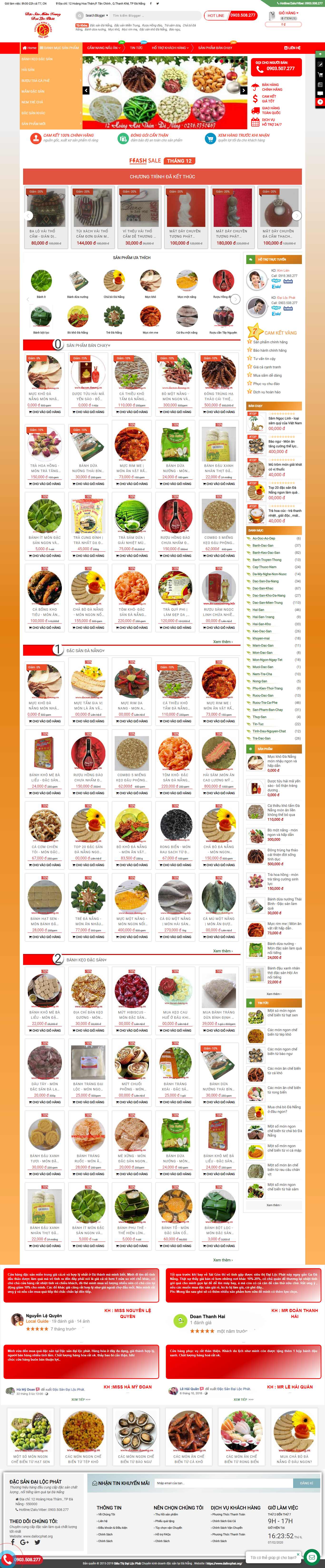 Thiết kế Website đặc sản - www.dailocphat.org - VietWebGroup.Vn