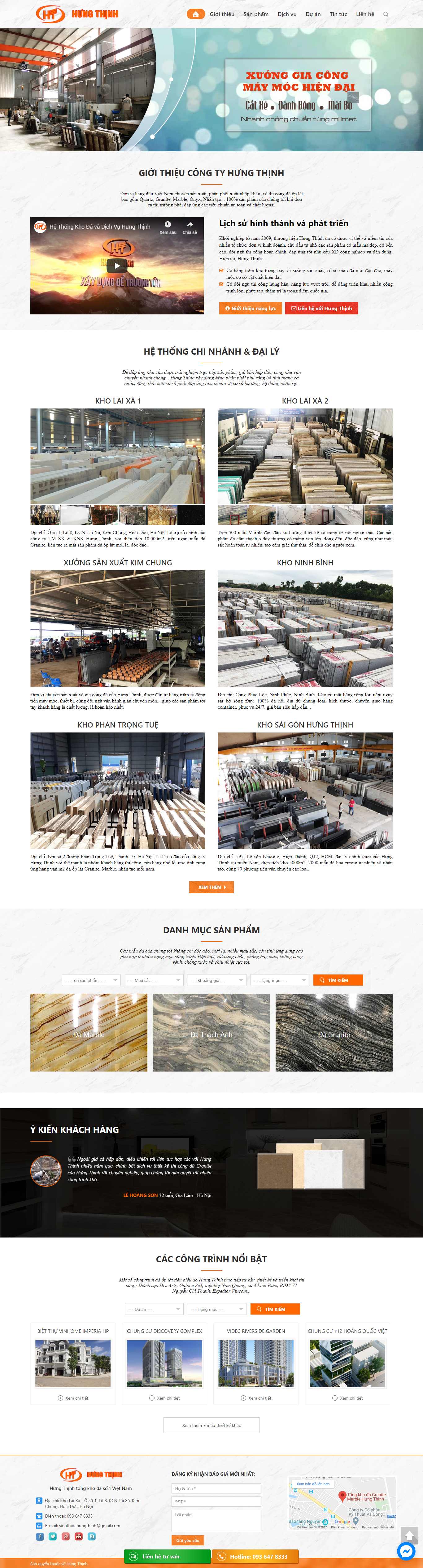 Thiết kế Website đá ốp lát - sieuthida.vn - VietWebGroup.Vn