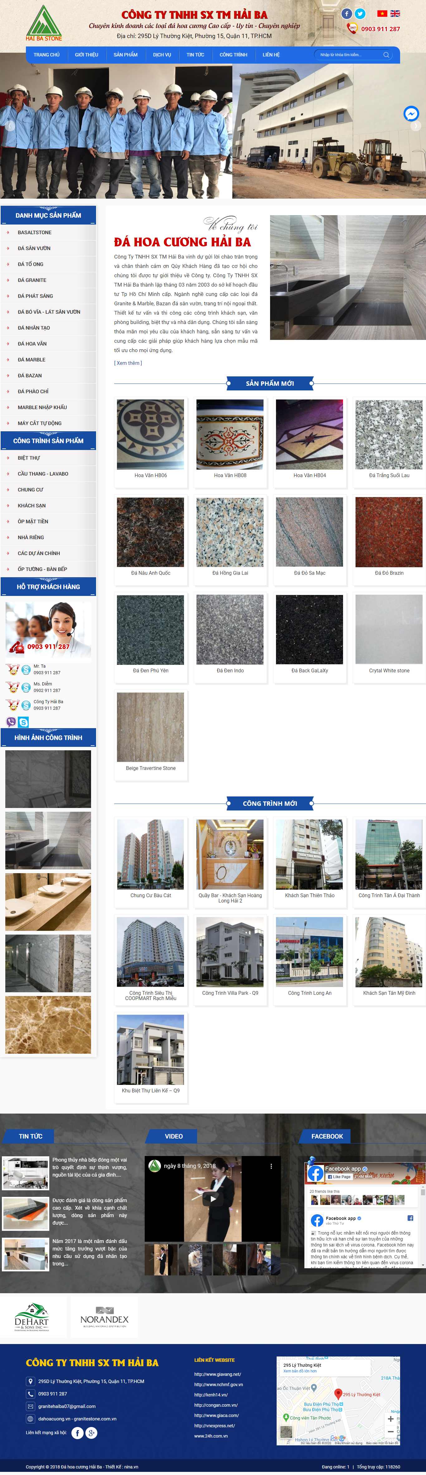 Thiết kế Website đá ốp lát - dahoacuong.vn - VietWebGroup.Vn