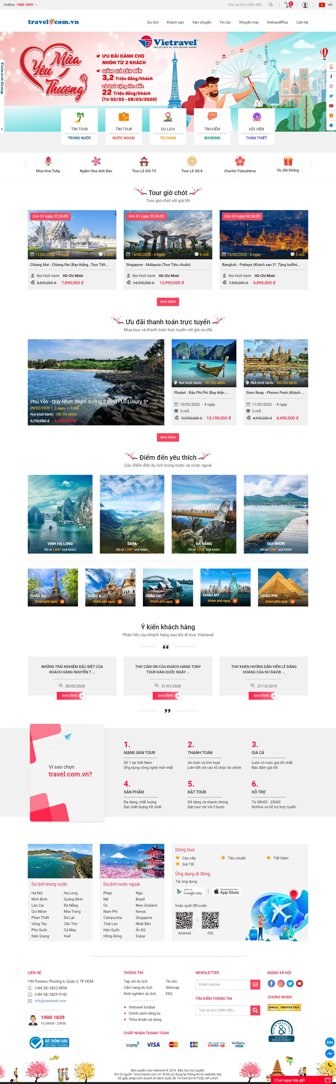Thiết kế Website travel - travel.com.vn - VietWebGroup.Vn