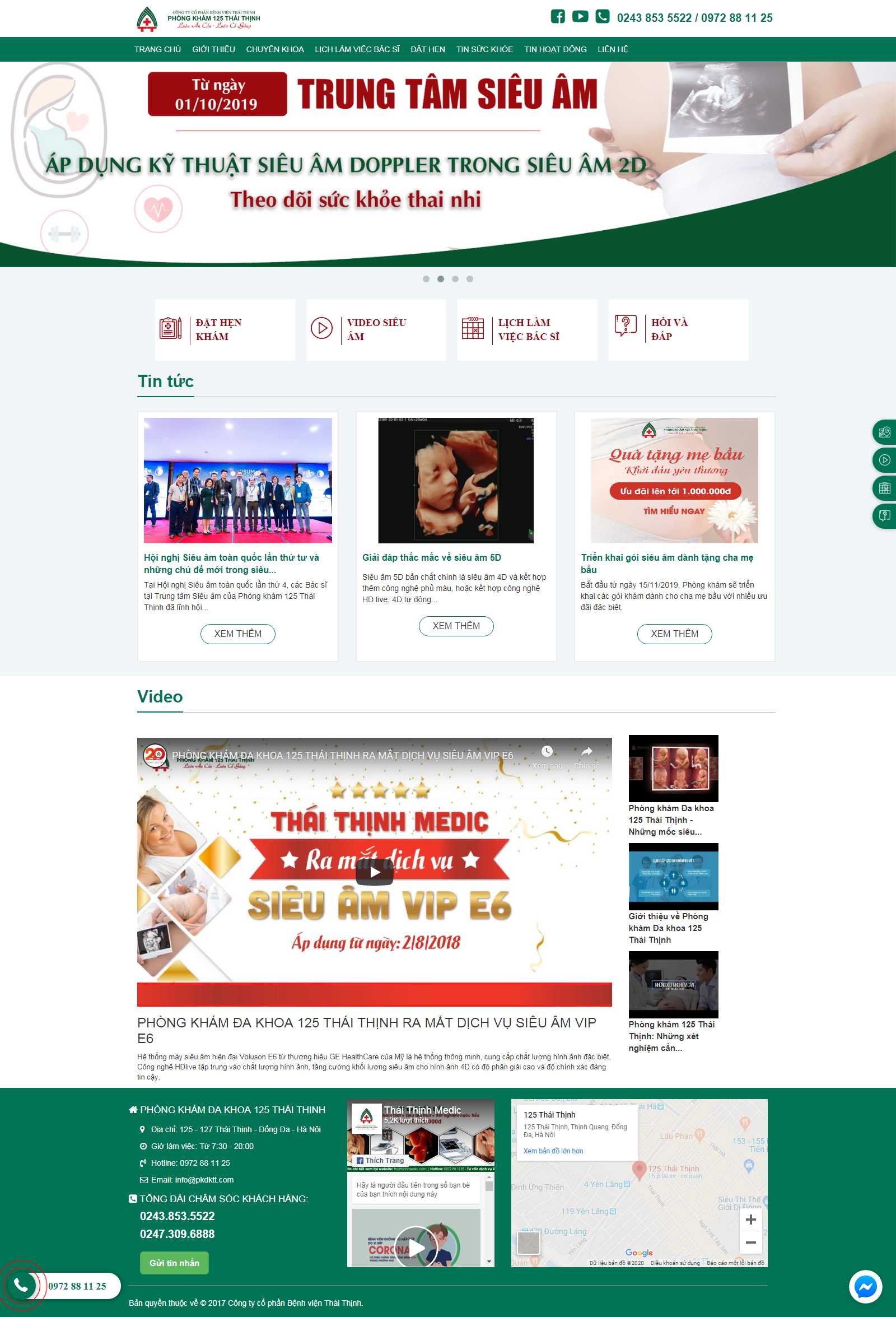 Thiết kế Website phòng khám - www.thaithinhmedic.com - VietWebGroup.Vn