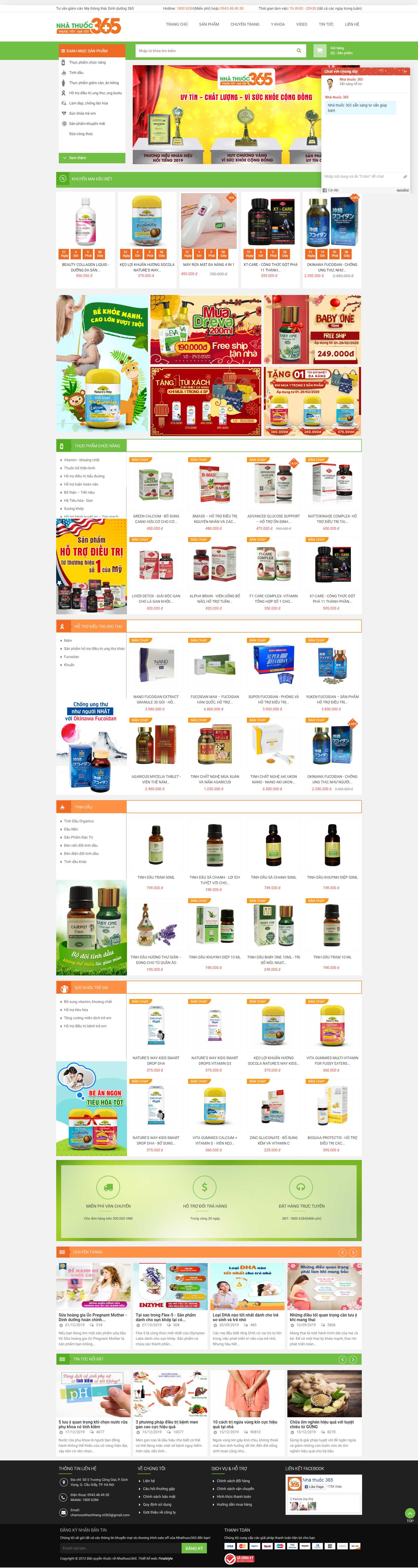 Thiết kế Website nhà thuốc - nhathuoc365.vn - VietWebGroup.Vn
