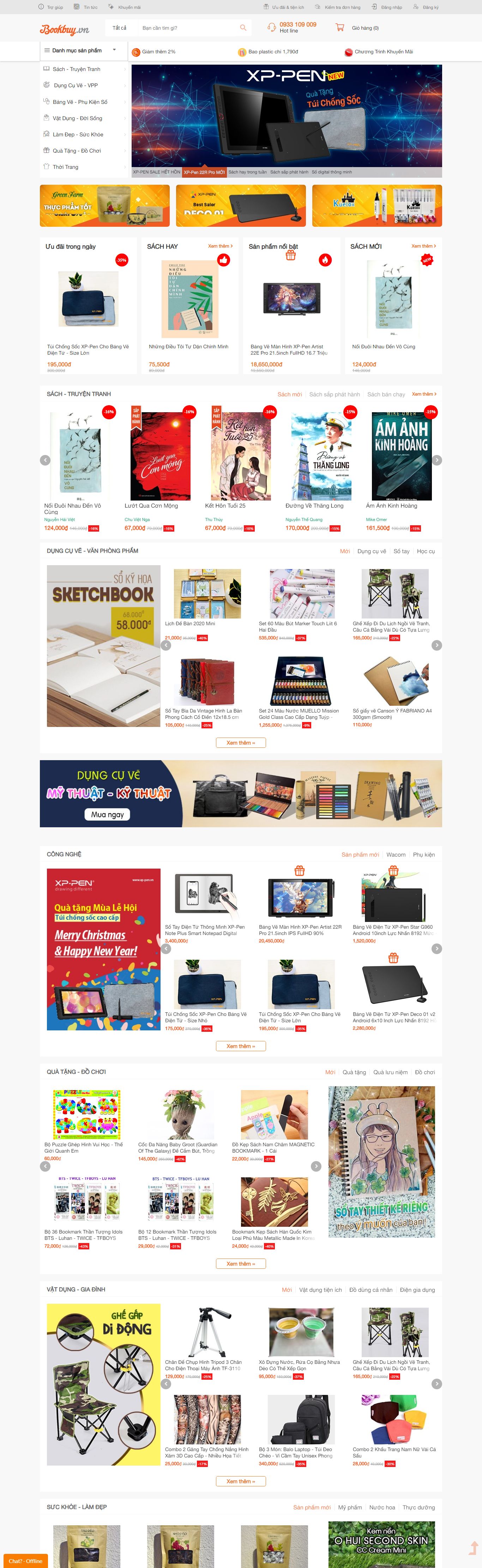 Thiết kế Website bán sách - bookbuy.vn - VietWebGroup.Vn