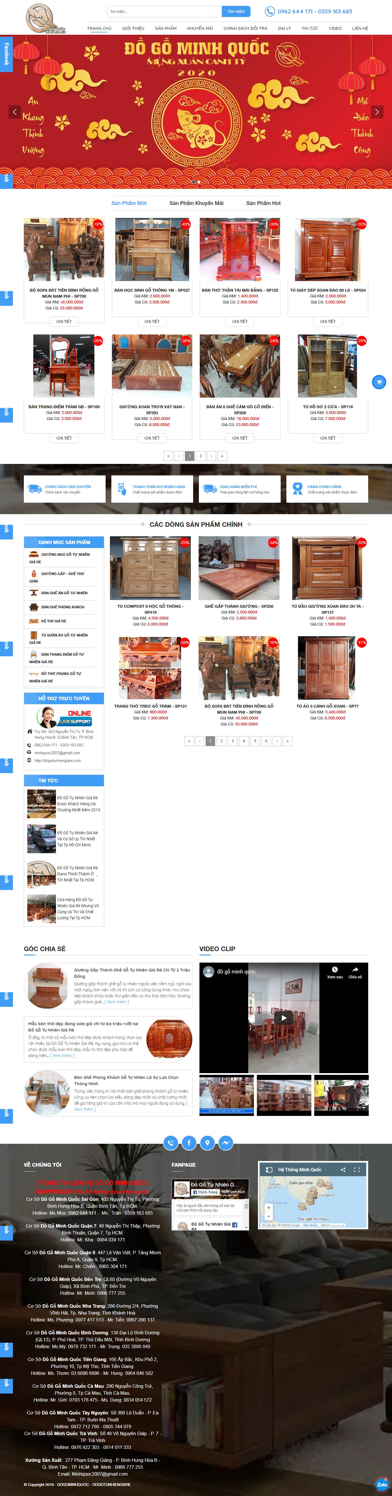 Thiết kế Website đồ gỗ - noithatdogoviet.com - VietWebGroup.Vn