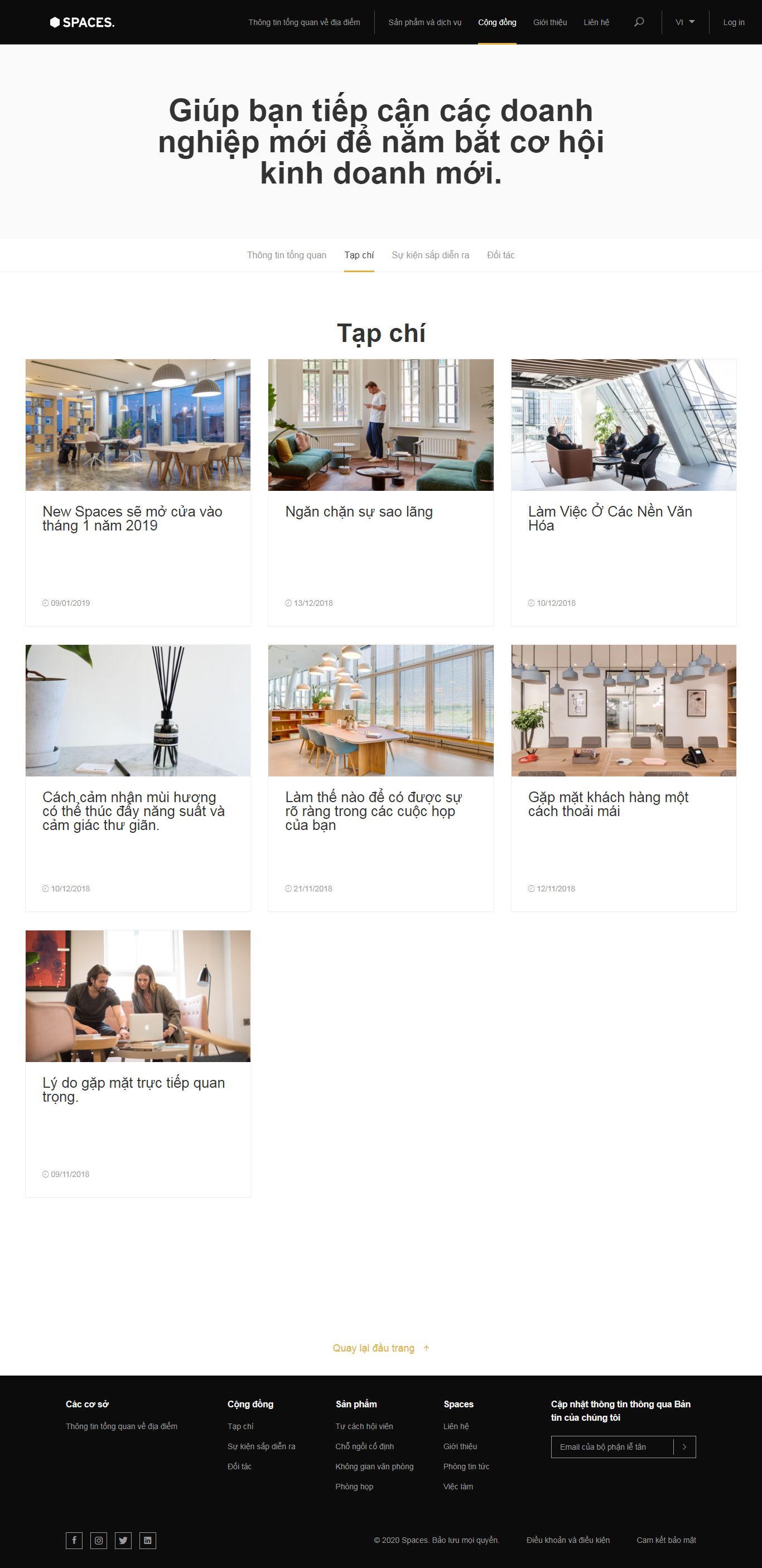 Thiết kế Website tạp chí - www.spacesworks.com - VietWebGroup.Vn