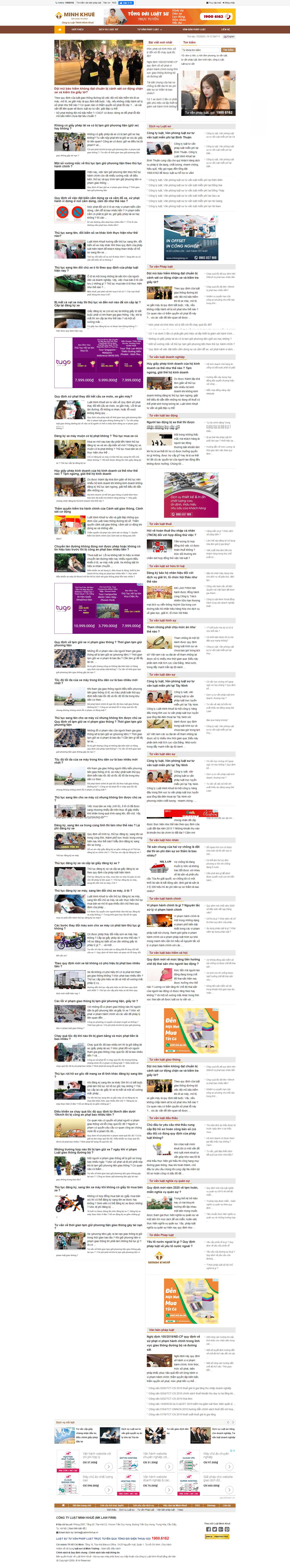 Thiết kế Website luật - luatminhkhue.vn - VietWebGroup.Vn