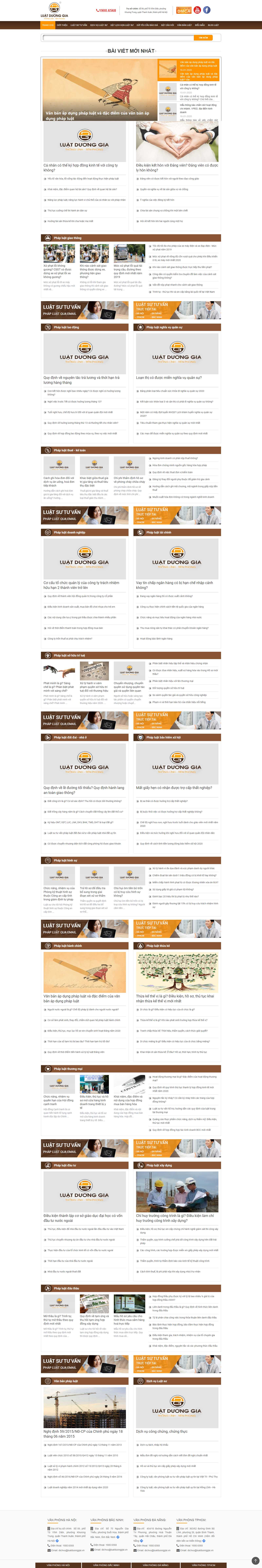 Thiết kế Website luật - luatduonggia.vn - VietWebGroup.Vn