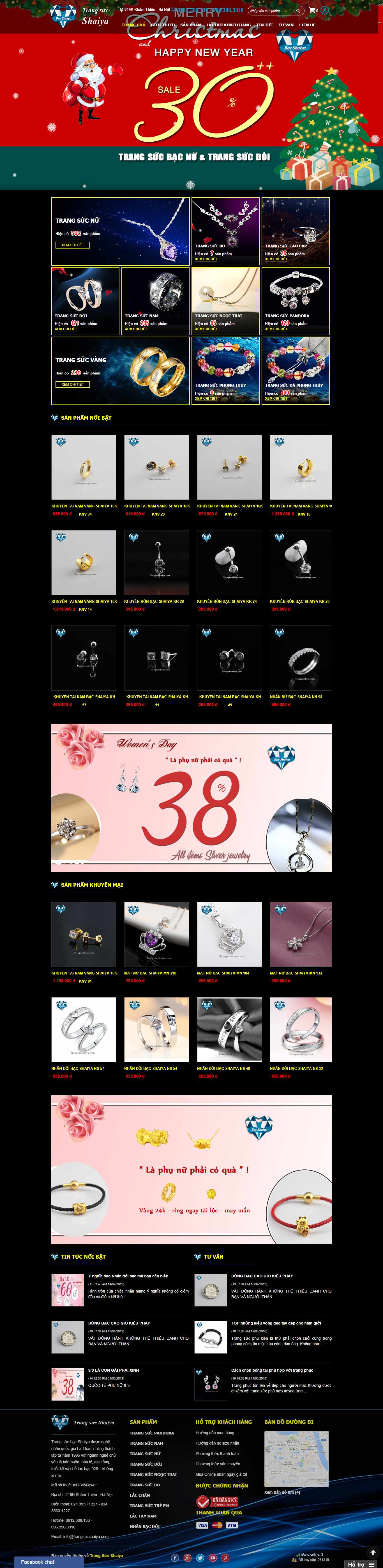 Thiết kế Website trang sức - trangsucshaiya.com - VietWebGroup.Vn