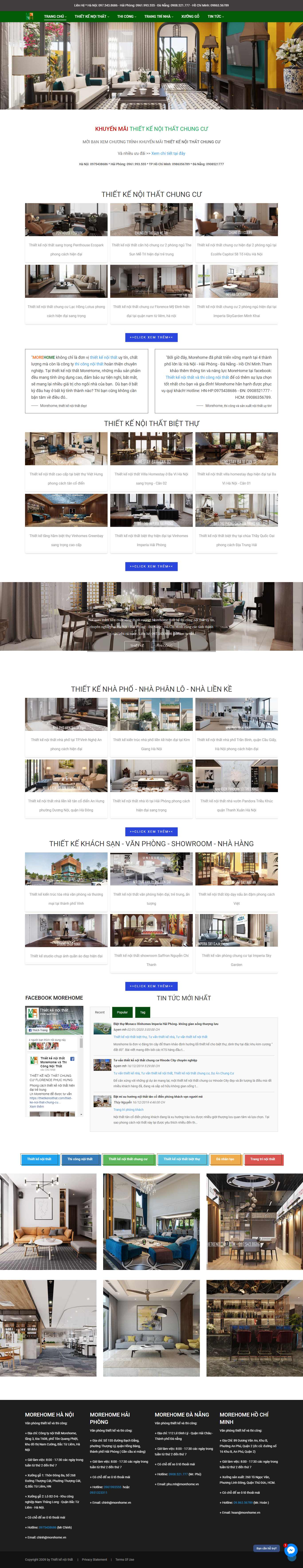 Thiết kế Website nội thất - thietkenoithat.com.vn - VietWebGroup.Vn