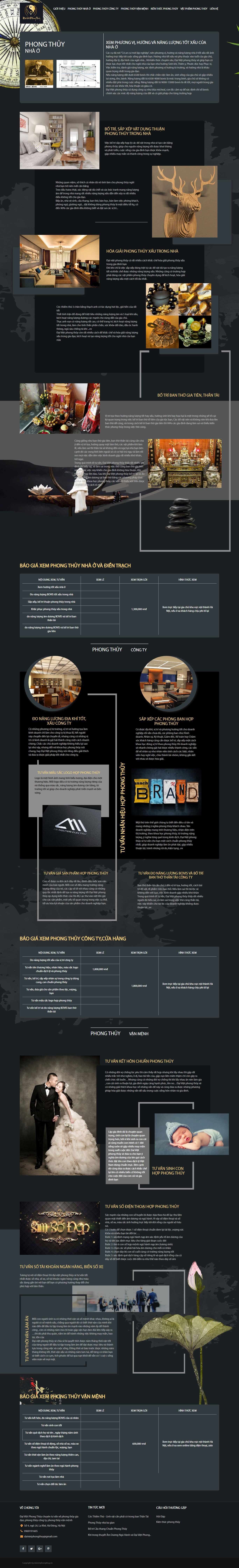 Thiết kế Website phong thủy - daivietphongthuy.vn - VietWebGroup.Vn