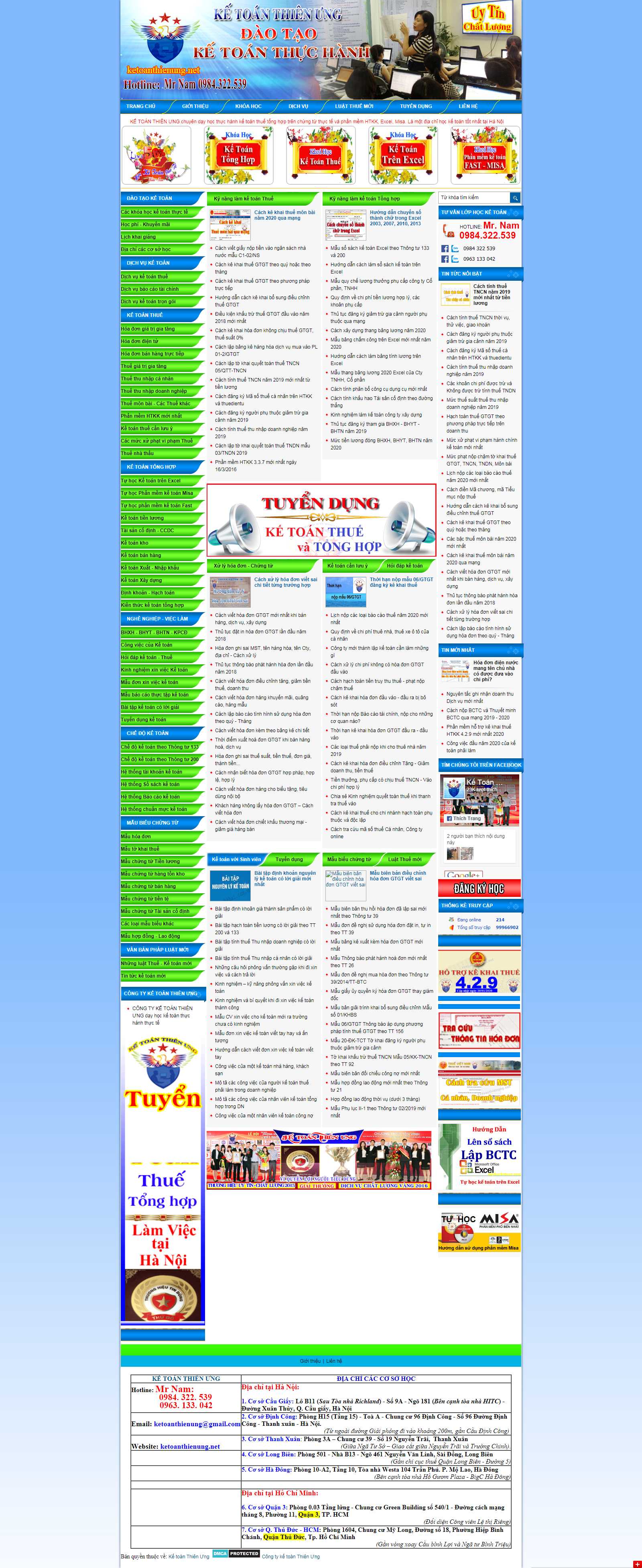 Thiết kế Website kế toán - ketoanthienung.net - VietWebGroup.Vn
