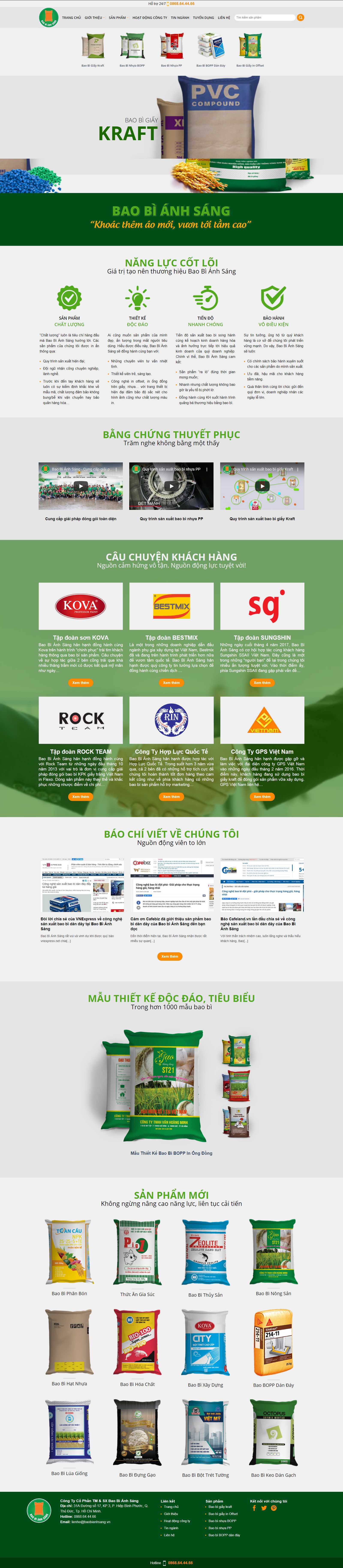 Thiết kế Website in ấn - baobianhsang.vn - VietWebGroup.Vn