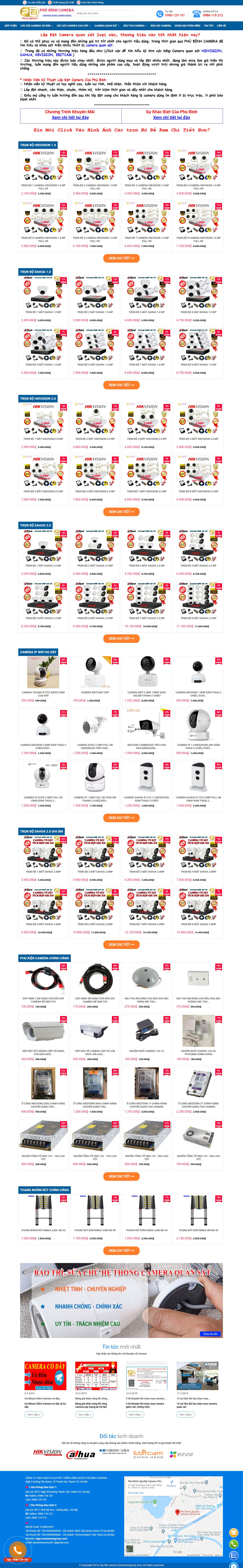 Thiết kế Website camera quan sát - cameravingroup.com - VietWebGroup.Vn