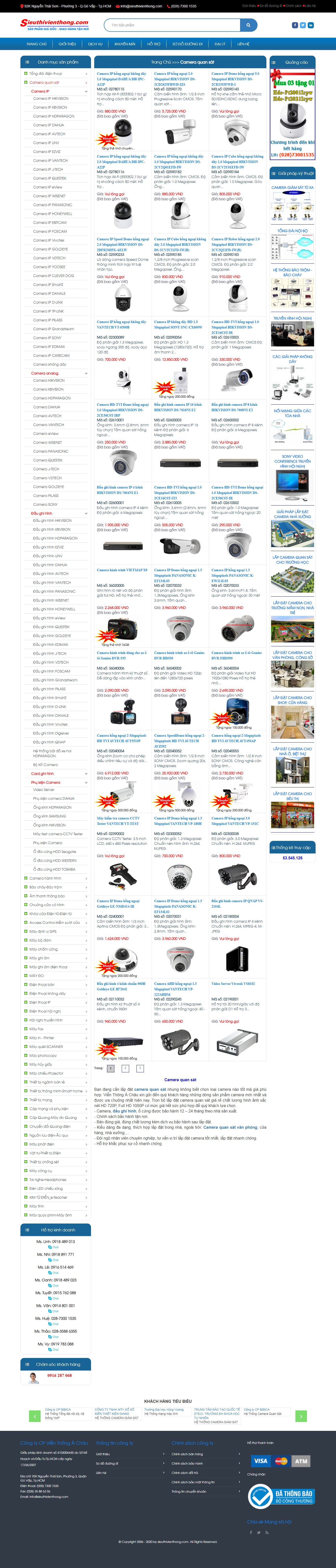 Thiết kế Website camera giám sát - www.sieuthivienthong.com - VietWebGroup.Vn