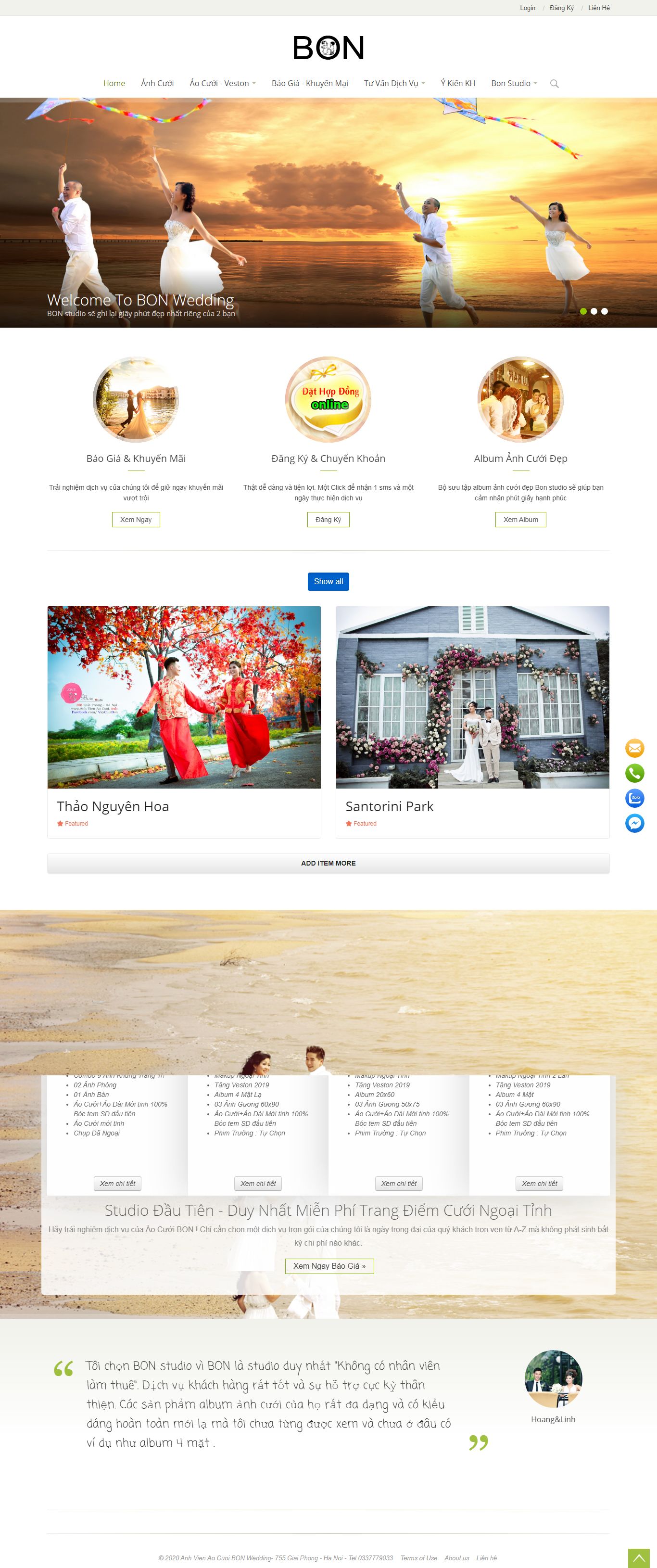 Thiết kế Website chụp ảnh cưới - anhvienaocuoi.info - VietWebGroup.Vn