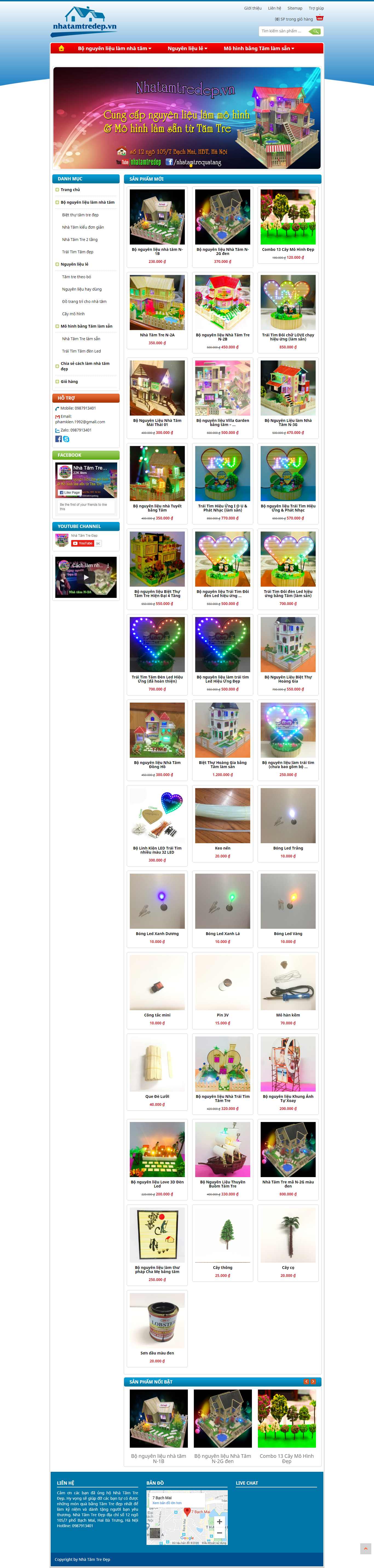 Thiết kế Website đồ handmade - nhatamtredep.vn - VietWebGroup.Vn