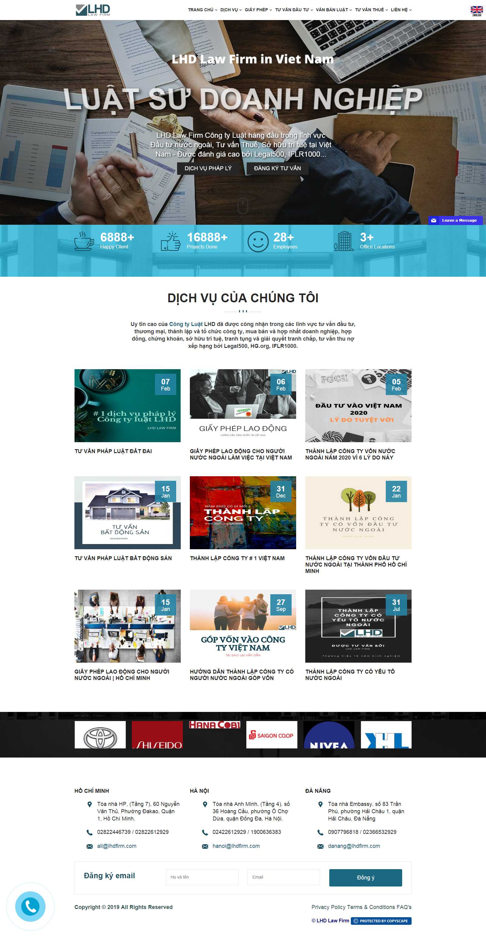 Thiết kế Website tư vấn luật - www.luathongduc.com - VietWebGroup.Vn