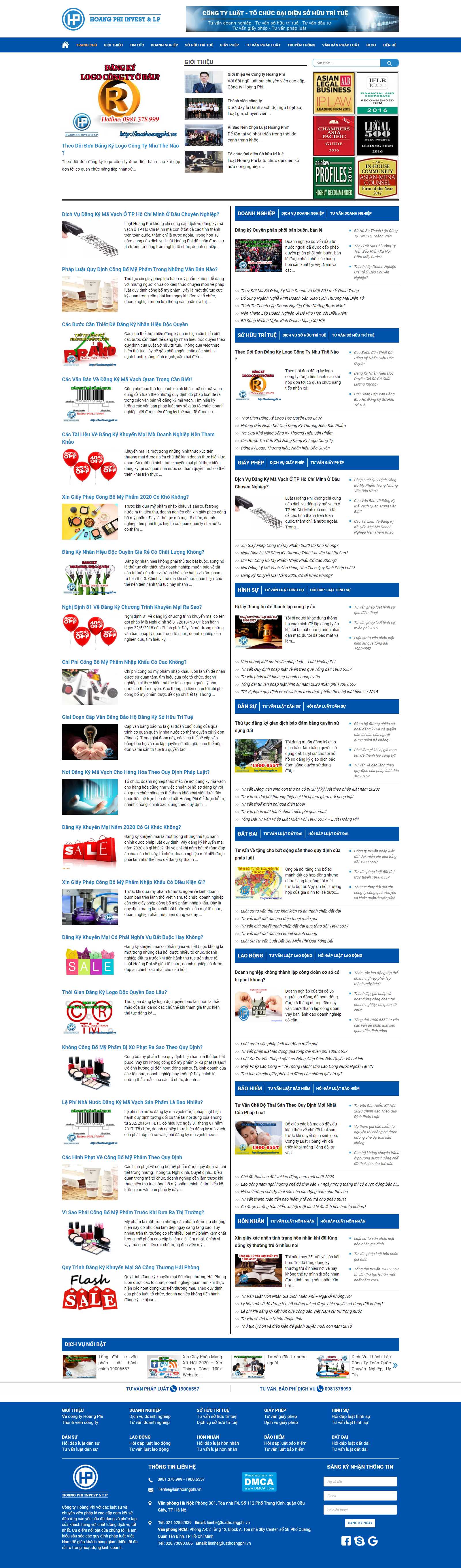 Thiết kế Website luật - luathoangphi.vn - VietWebGroup.Vn