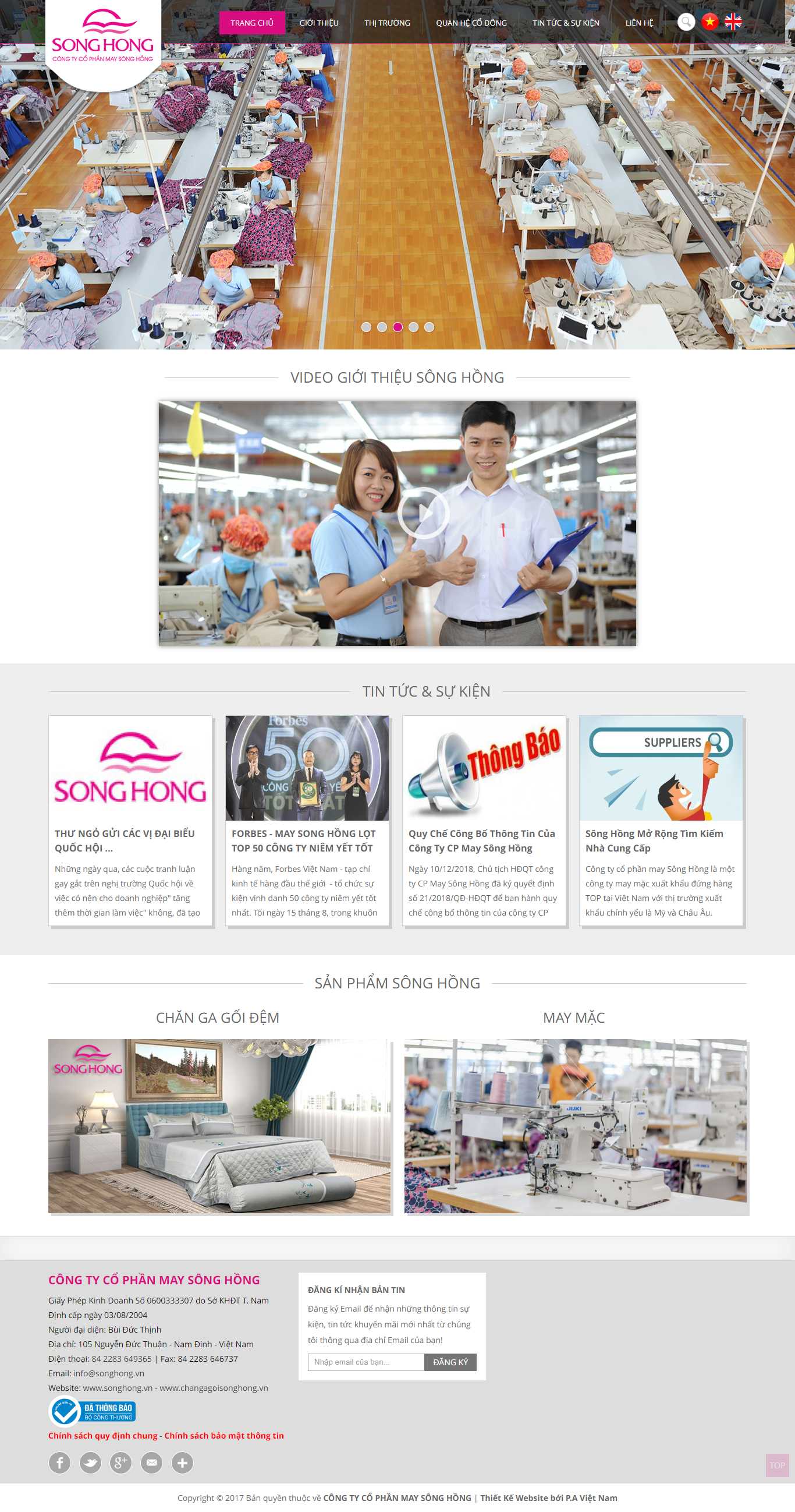 Thiết kế Website may mặc - - VietWebGroup.Vn