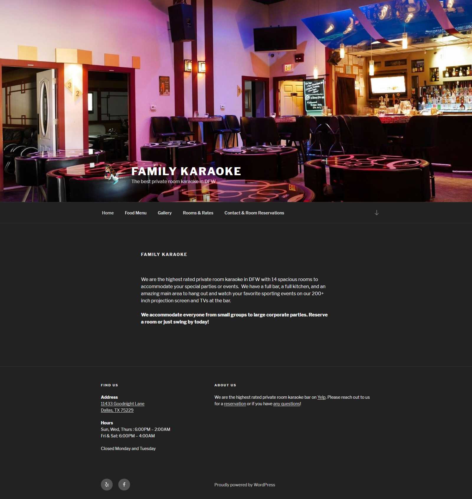 Thiết kế Website quán karaoke - familykaraokedfw.com - VietWebGroup.Vn
