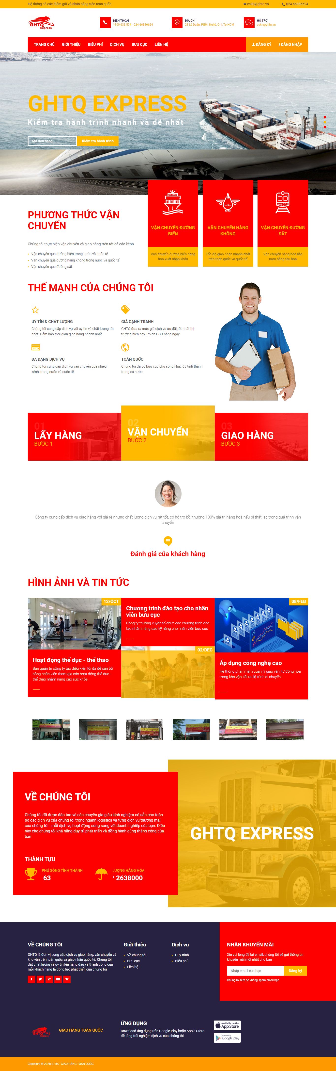 Thiết kế Website ship hàng - giaohangtoanquoc.vn - VietWebGroup.Vn