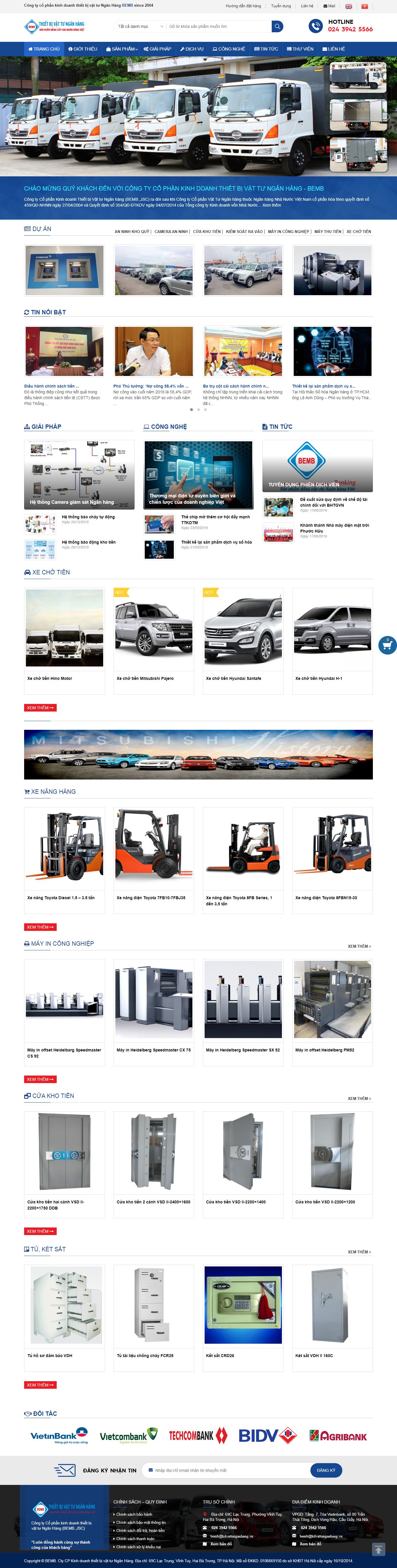 Thiết kế Website thiết bị vật tư - kdvattunganhang.vn - VietWebGroup.Vn