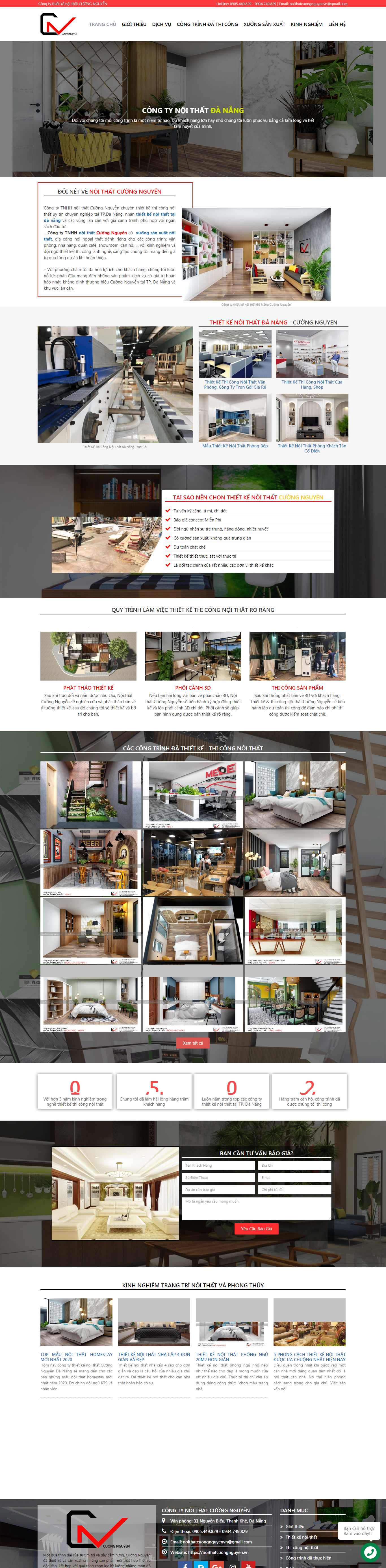 Thiết kế Website thiết kế nội thất - noithatcuongnguyen.vn - VietWebGroup.Vn