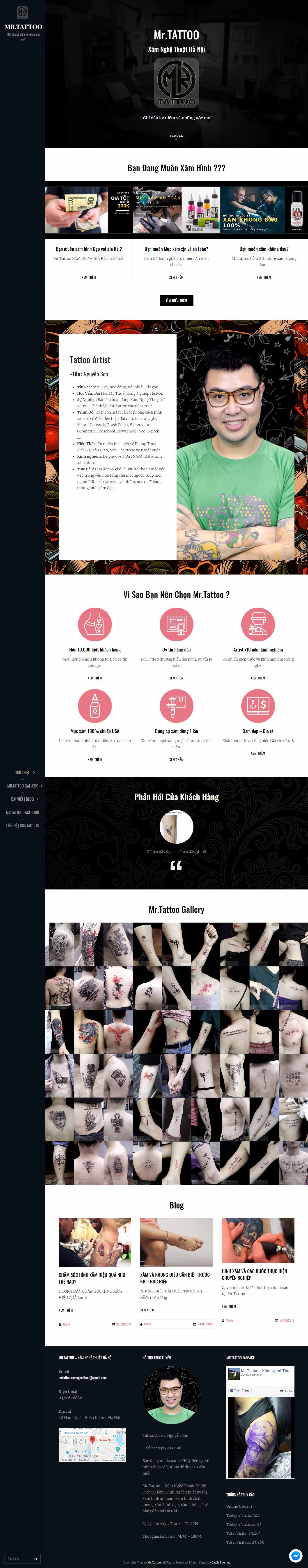 Thiết kế Website săm hình nghệ thuật - xamnghethuathanoi.com - VietWebGroup.Vn