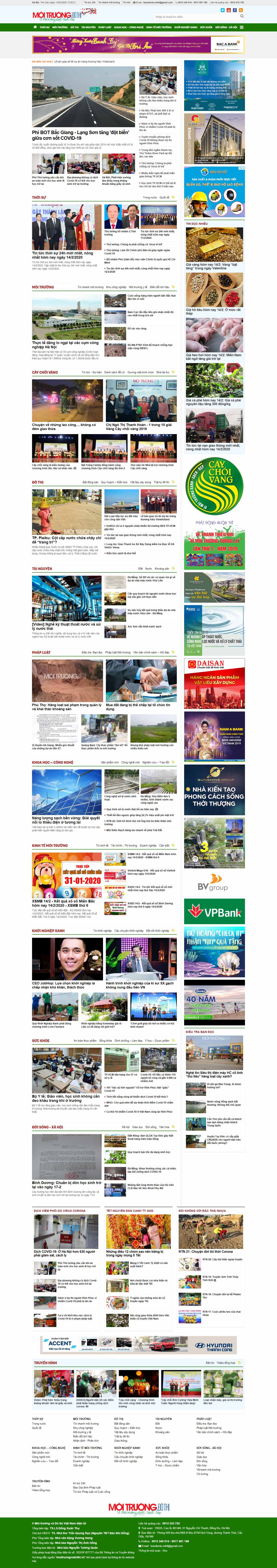 Thiết kế Website mội trường - www.moitruongvadothi.vn - VietWebGroup.Vn
