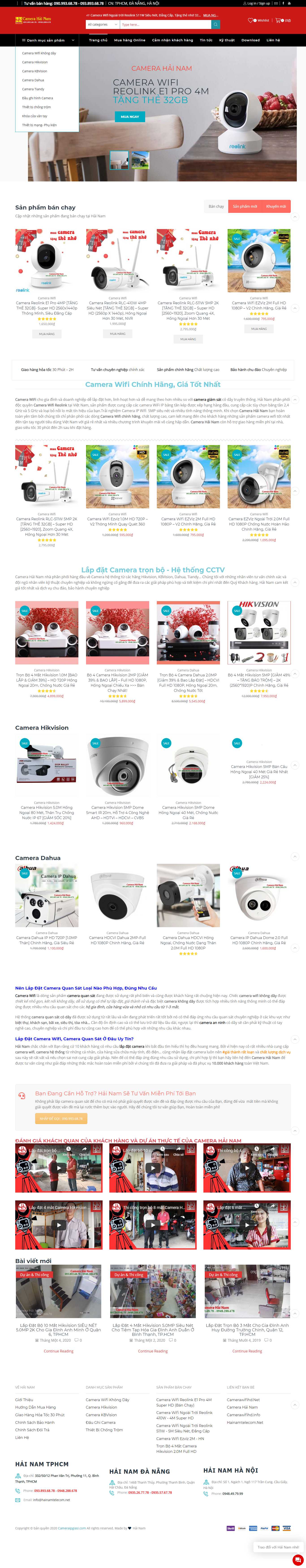 Thiết kế Website lắp đặt camera - cameraipgiasi.com - VietWebGroup.Vn