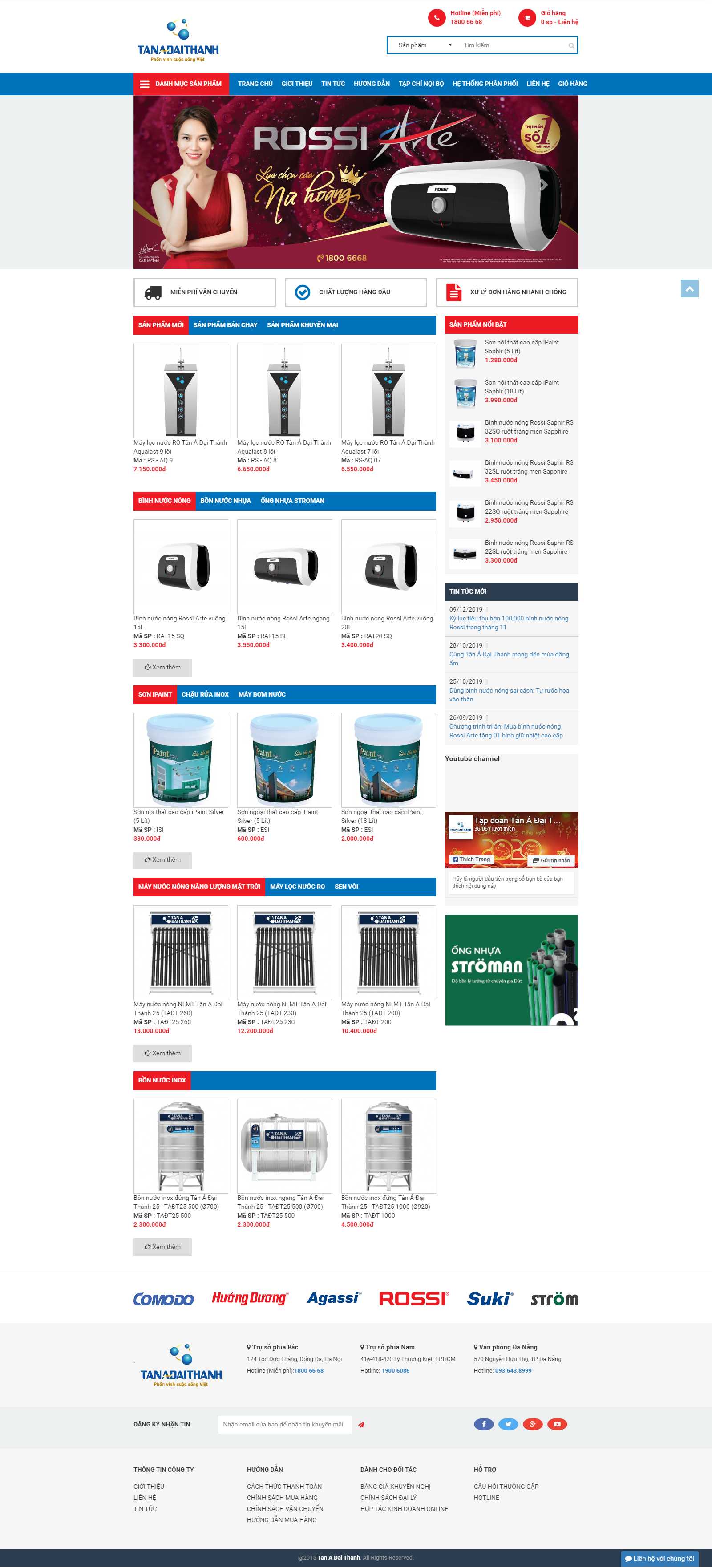 Thiết kế Website bán sơn - tanaonline.vn - VietWebGroup.Vn