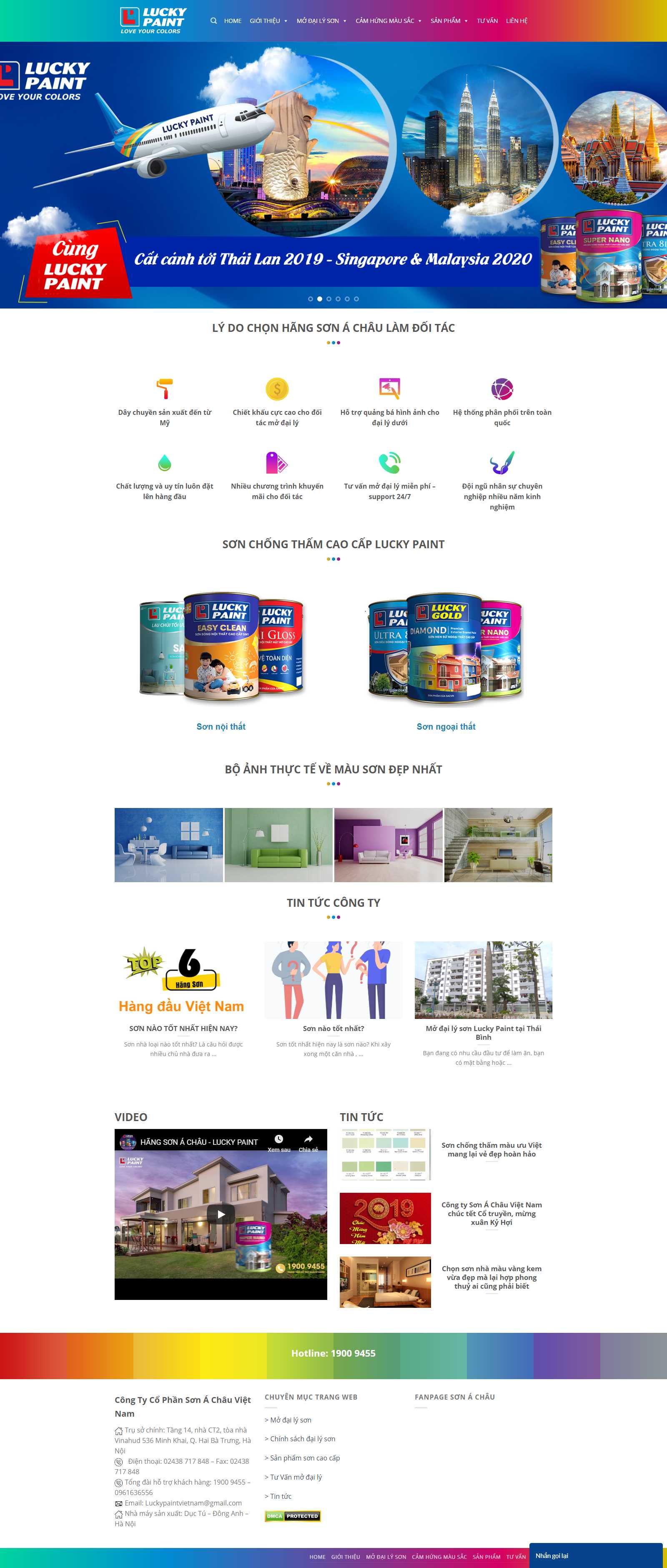 Thiết kế Website bán sơn - hangsonachau.com - VietWebGroup.Vn