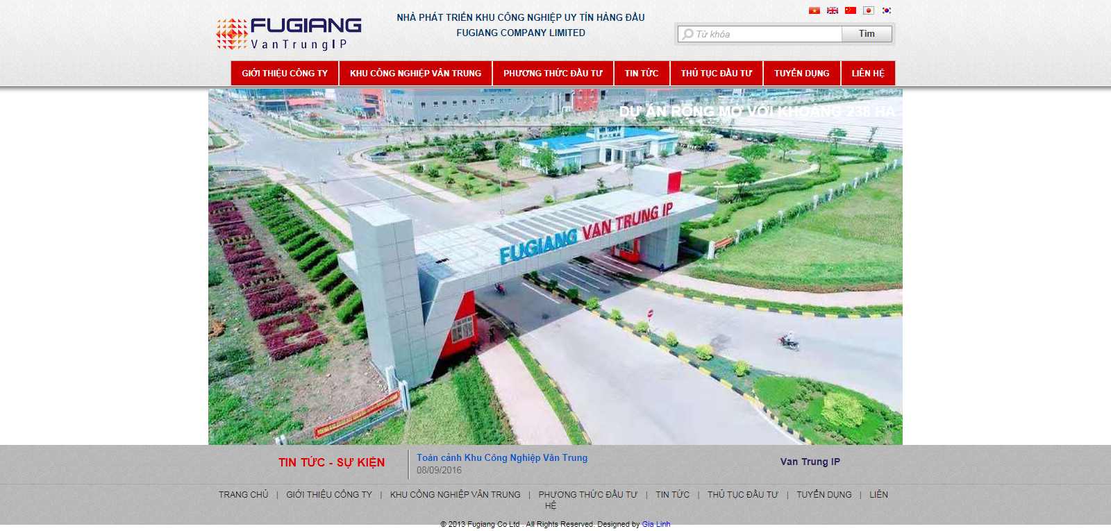 Thiết kế Website khu công nghiệp - www.fugiang.com - VietWebGroup.Vn