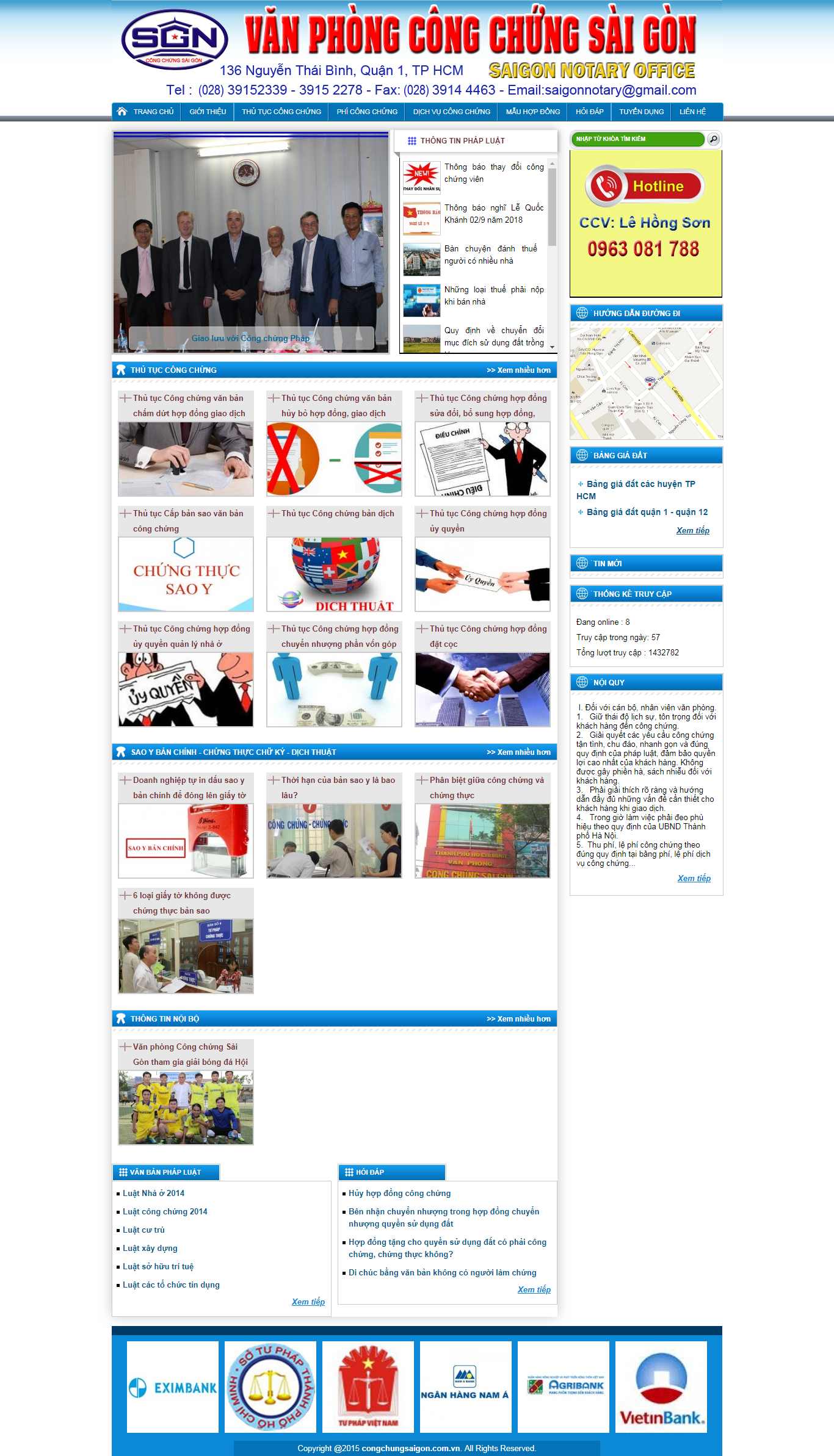 Thiết kế Website công chứng - www.congchungsaigon.com.vn - VietWebGroup.Vn