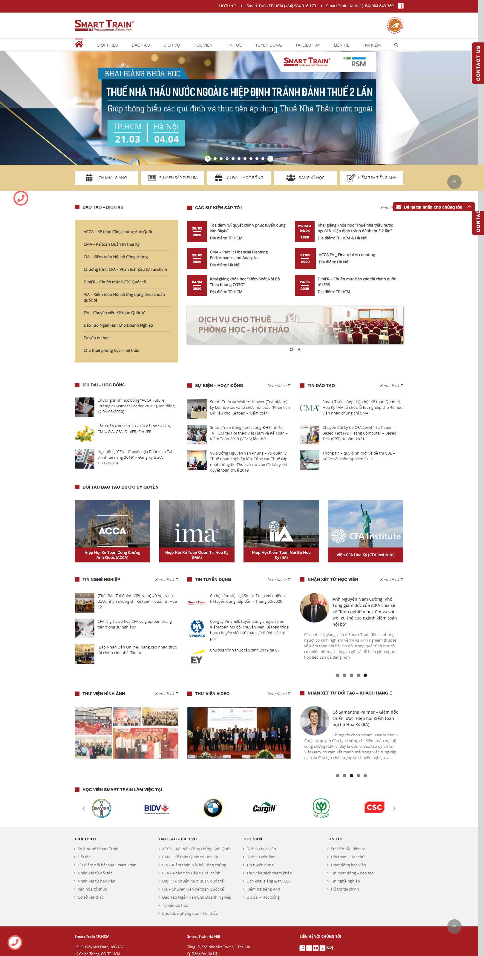 Thiết kế Website kiểm toán - smarttrain.edu.vn - VietWebGroup.Vn