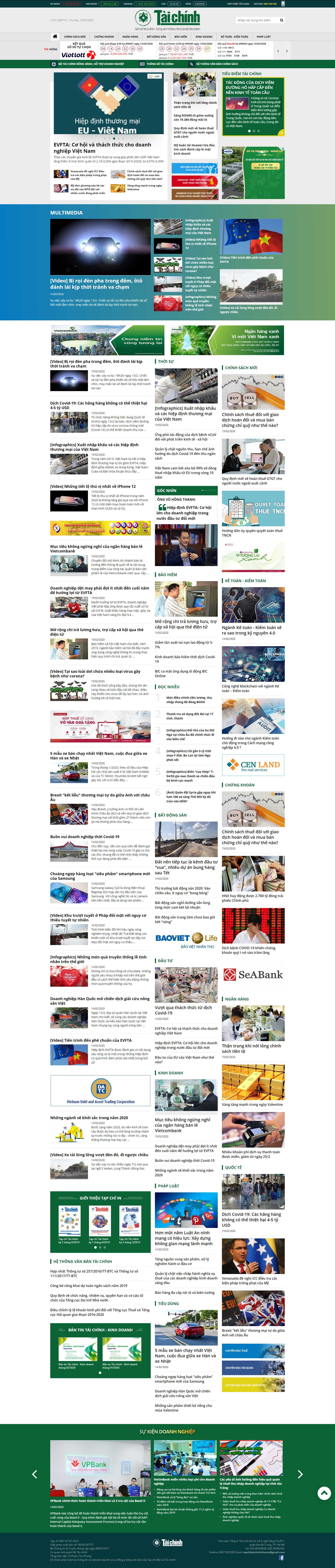 Thiết kế Website logistics - tapchitaichinh.vn - VietWebGroup.Vn