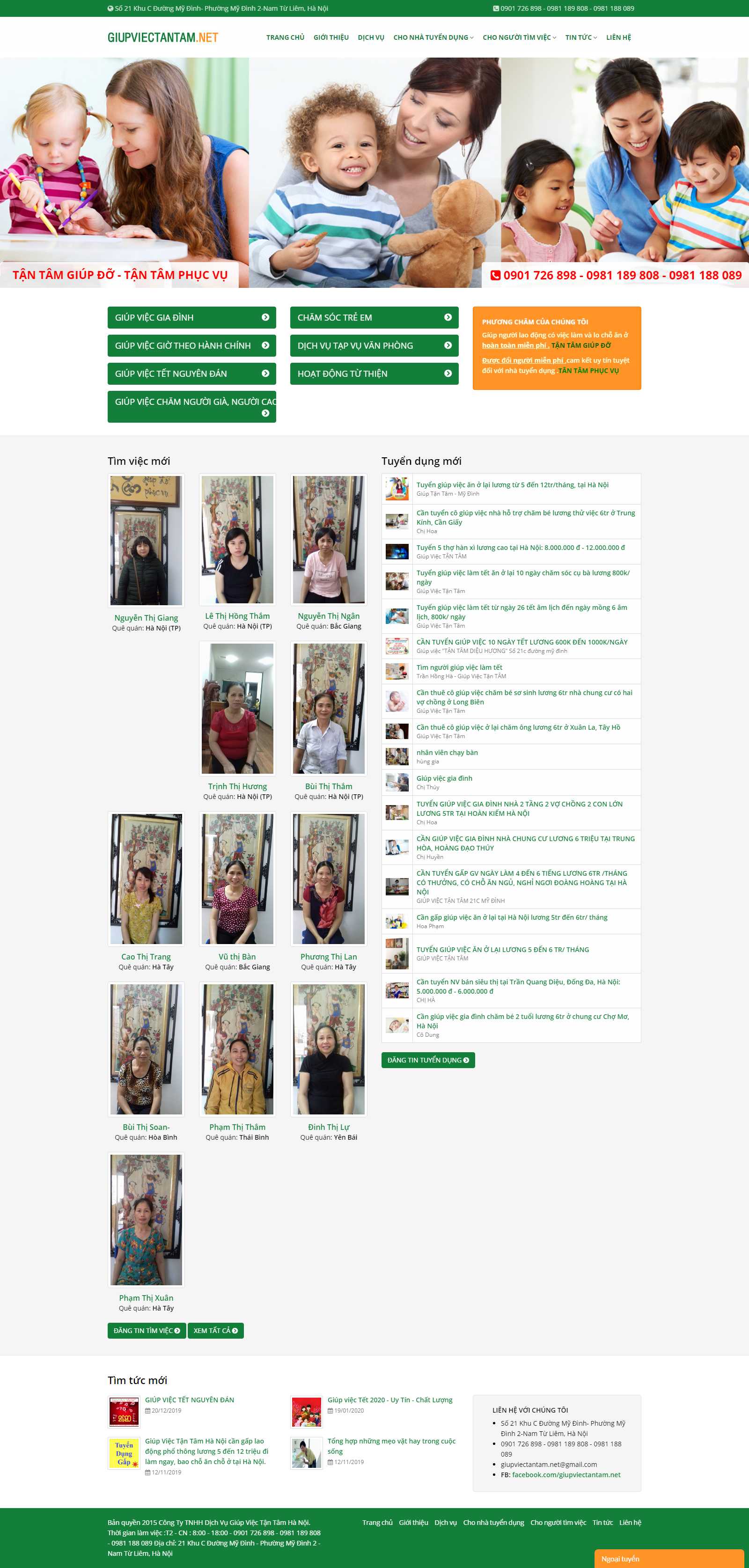 Thiết kế Website giúp việc - www.giupviecantam.net - VietWebGroup.Vn