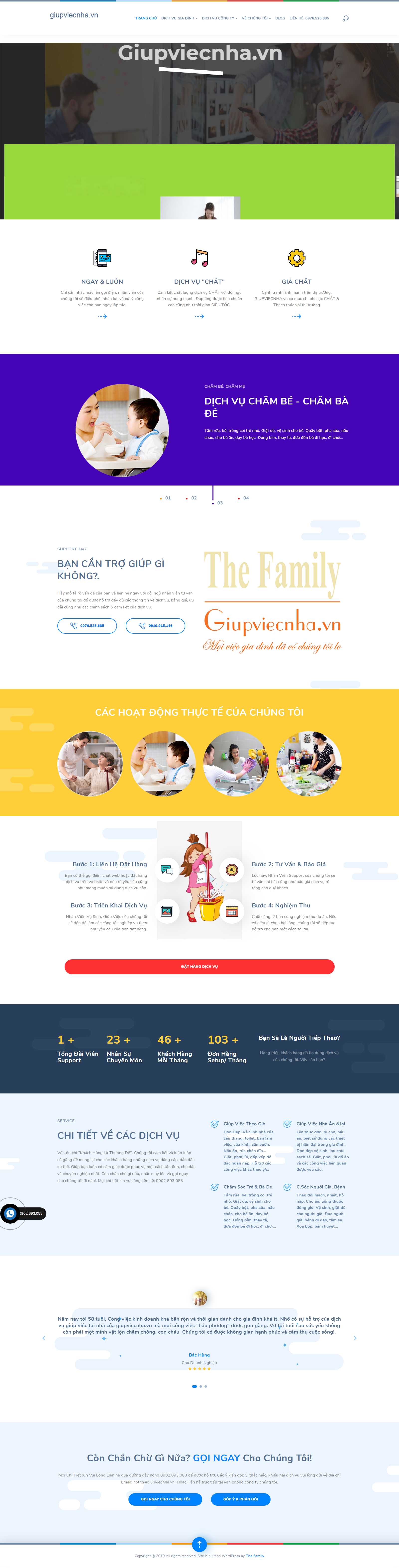 Thiết kế Website giúp việc - giupviecnha.vn - VietWebGroup.Vn