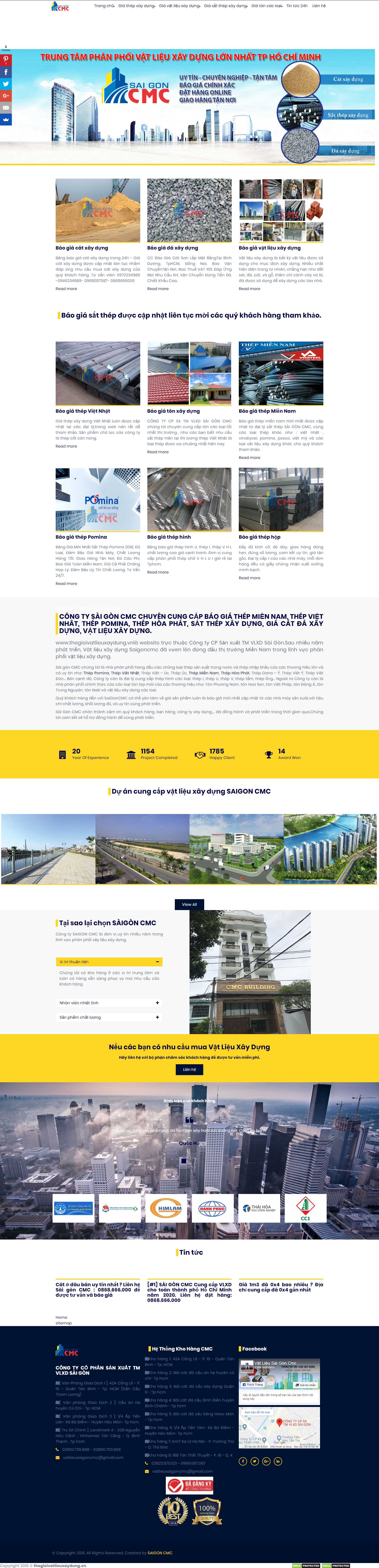 Thiết kế Website vật liệu xây dựng - thegioivatlieuxaydung.vn - VietWebGroup.Vn