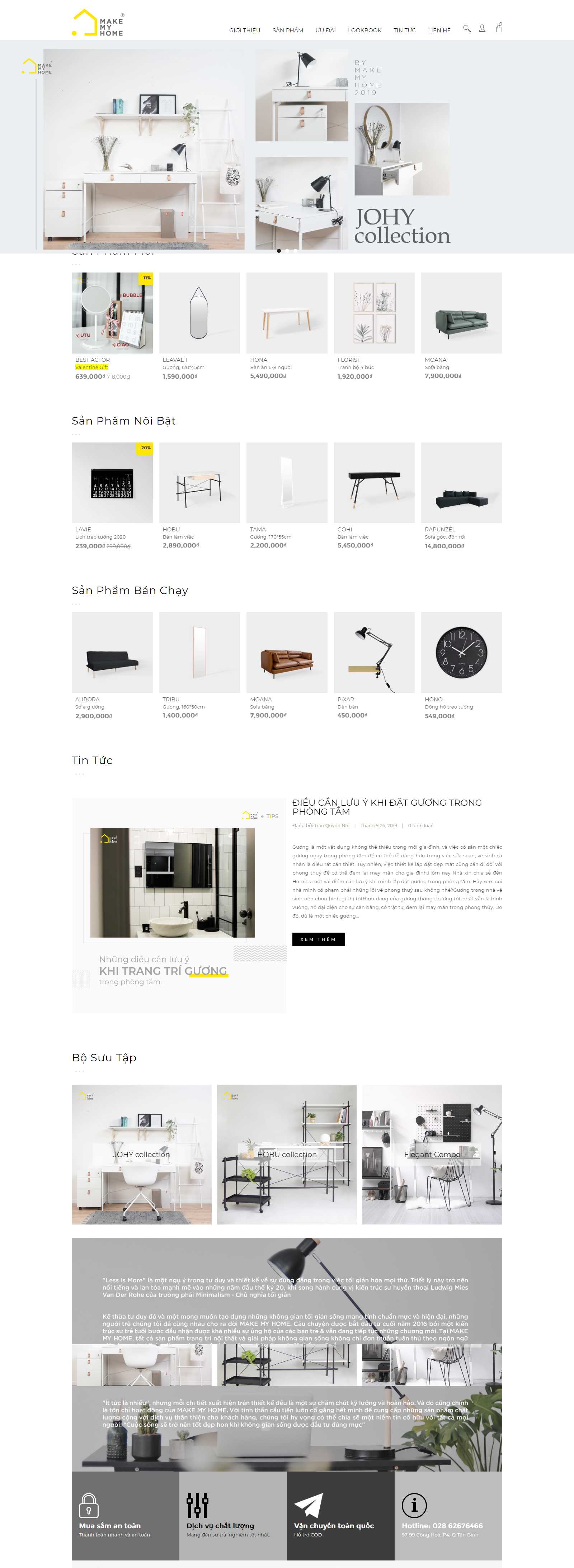 Thiết kế Website tranh ảnh - makemyhomevn.com - VietWebGroup.Vn