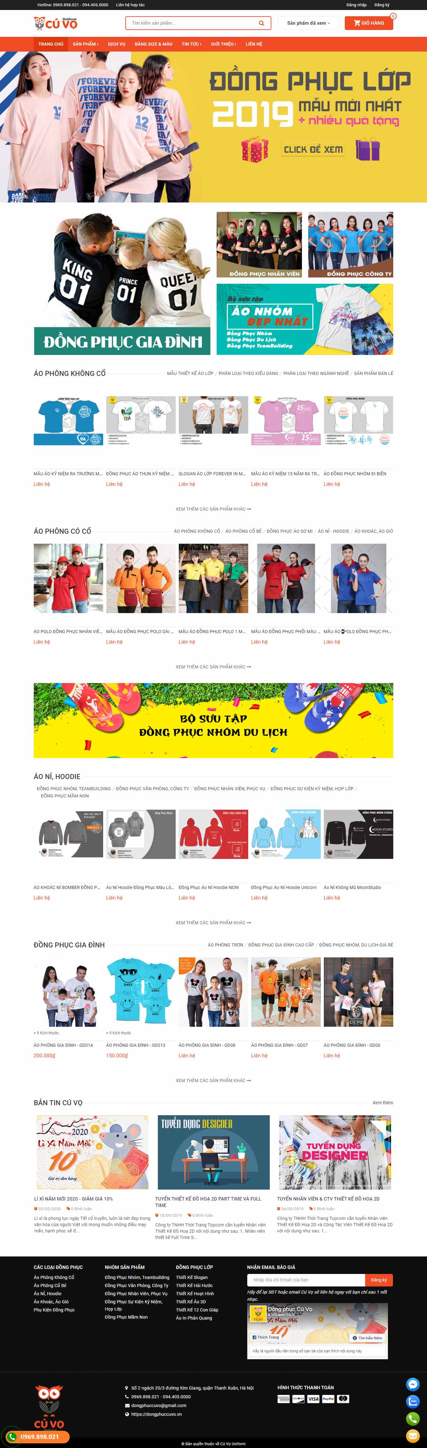 Thiết kế Website php - dongphuccuvo.vn - VietWebGroup.Vn